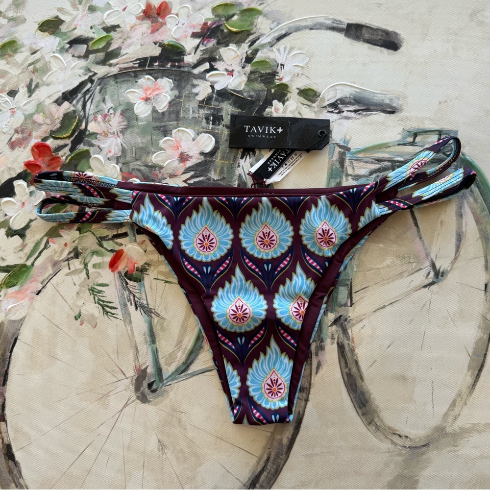 🍒🤍TAVIK swimming bottom print 💐